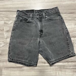 Levi’s Vintage Orange Tab  Gray Denim Shorts